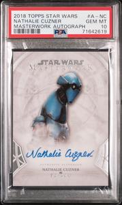 2018 TOPPS STAR WARS MASTERWORK AUTOGRAPH NATHALIE CUZNER MASTERWORK AUTOGRAPH #A-NC - PSA 10 Supply