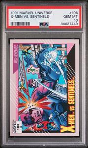 1991 MARVEL UNIVERSE X-MEN VS. SENTINELS  #106 - PSA 10 Cheap Sale Pay With Visa