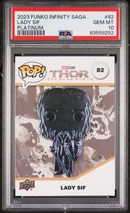 2023 UPPER DECK FUNKO POP MARVEL  LADY SIF PLATINUM #82  PSA 10 Websites Online