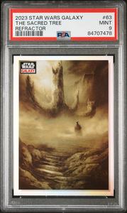 2023 TOPPS CHROME STAR WARS GALAXY THE SACRED TREE REFRACTOR #63 - PSA 9 Discount View