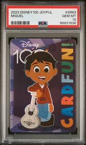 2023 CARD FUN DISNEY 100 JOYFUL MIGUEL SR63 PSA 10 In China Cheap Online