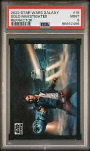 2022 TOPPS CHROME STAR WARS GALAXY SOLO INVESTIGATES REFRACTOR #19 - PSA 9 Collections For Sale