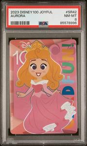 2023 CARD FUN DISNEY 100 JOYFUL AURORA SR42 PSA 8 Free Shipping For Sale