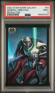 2022 TOPPS CHROME STAR WARS GALAXY GENERAL GRIEVOUS REFRACTOR #54 - PSA 9 Sale Cheap Pices