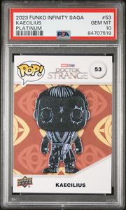 2023 UPPER DECK FUNKO POP MARVEL  KAECILIUS PLATINUM #53  PSA 10 Best Store To Get Sale Online