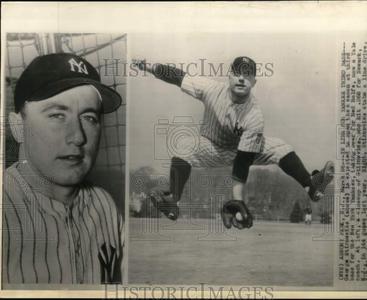 1943 Press Photo NY Yankee George Stirnweiss catches ball mid-air, New Jersey Discount Online
