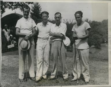 1935 Press Photo Dave Mitchell, Albert Campbell, George Lance, Arthur Armstrong Cheap Sale Pay With Paypal