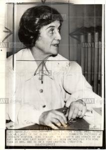 1935 Press Photo Mrs. Thomas D. Schall blind senator Manchester