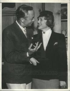 1933 Press Photo William Powell Meets up Carole Lombard Free Shipping Buy