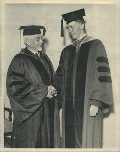 1934 Press Photo Arthur H. Daniels, Acting President & Dr. Arthur Cutts Willard Sale Pre Order