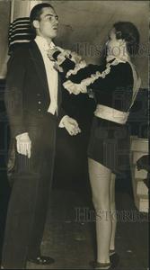 1936 Press Photo Katherine Hayward & Donald Maginnis at the Junior League Revue. For Sale Free Shipping