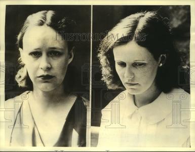 1935 Press Photo Flossi and Loretta Jackson Are Suspects In Dickerson Murder 100% Original Sale Online