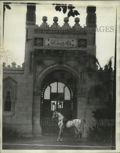1931 Press Photo Entrance of Pirnce Mohamed Ali's stable - neo18546 Cheap Sale Reliable