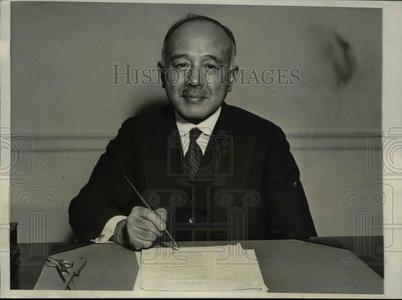1932 Press Photo Ambassador Debuchi in his new quarters in Washington, D.C. Collections Cheap Online