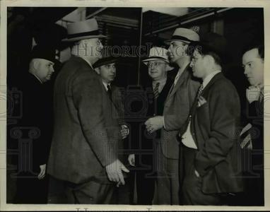 1938 Press Photo Negotiators Stanley Denlinger Sheriff ONeil Walter Taag Sale Hot Sale