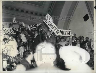 1936 Press Photo Near riot at Democrats Convention Sale Discount