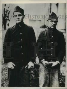 1932 Press Photo Albert Reymer & Ellsworth Mowyer, Lancaster, Ohio arsonists Recommend For Sale