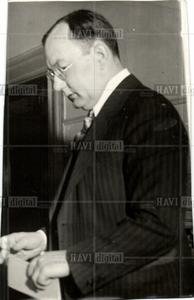 1930 Press Photo Judge Scallen From China Cheap Pice