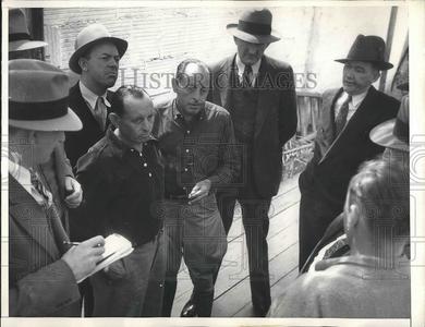 1936 Press Photo Mike & Jack AllmanRbt James & Chas Hope in custody - nea91208 Outlet Extremely
