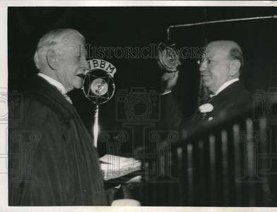 1933 Press Photo Judge Henry Horner Gubenatorial Inauguration In Illinois Sale Enjoy