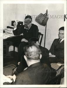1937 Press Photo Alias Mr. Schmidt, masked German Seaman who is against the Nazi Outlet Big Discount