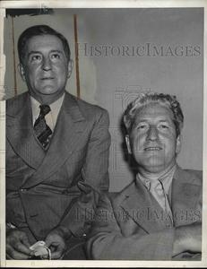 1936 Press Photo Senator Sheridan Downey & Frank Scully In California Cheap Best Place