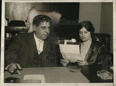 1929 Press Photo Senator Thomas Schall of Minn & Mrs Dora Gullickson Latest Collections Online