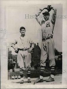 1929 Press Photo Frank Bowman Star Pitcher Hughes High School Baseball Team Discount Purchase