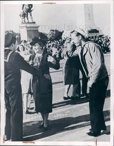 1944 England Lady Astor Press Photo With Paypal Online