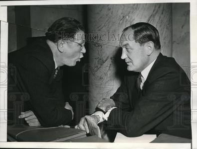 1946 Press Photo Washington DC Sen Allen Ellender a member of Senate Naval Free Shipping Pices