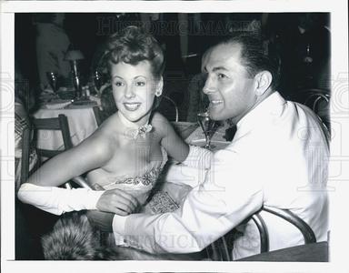 1945 Press Photo Actress Marie McDonald And Husband Victor Orsatti Buy Cheap Affordable