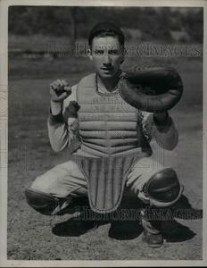 1948 Press Photo Catcher Frank Manfredonia Buy