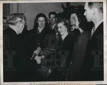 1948 Press Photo Barbara Ann Scott Mayor vacek Mirina Nekolova Sheldon Oalbraith Recommend Online