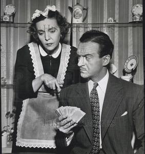 1948 Press Photo Zasu Pitts & David Nivens in The Perfect Marriage" Eastbay Online