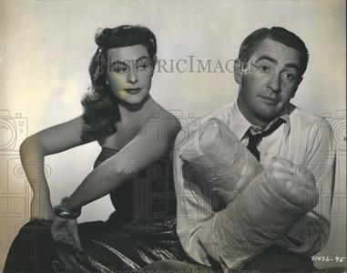1948 Press Photo Paulette Goddard & McDonald Carey Buy Cheap Clearance Store