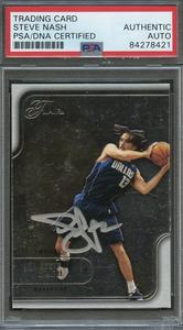2003 Fleer #74 Steve Nash Signed Card AUTO PSA Slabbed Mavericks Discount Inexpensive