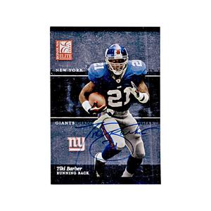 2003 Donruss Elte Tiki Barber Autograph (Steiner) Signature Giants Collections