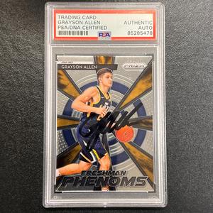 2018-19 Panini Prizm Freshman Phenoms #5 Grayson Allen Signed Card AUTO PSA/DNA Clearance 100% Guaranteed
