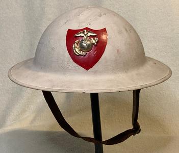 Authentic WW1 USMC British Made Brodie Helmet w/ EGA Pay With Paypal Cheap Online