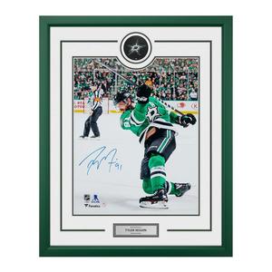 Tyler Seguin Autographed Dallas Stars Puck Logo 26x32 Frame Cheap Hot Sale