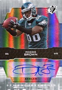 Reggie Brown Signed 2007 UpperDeck Philadelphia Eagles Football Card Original Online
