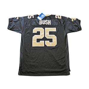 Reggie Bush New Orleans Saints Autographed Signed Black Reebok Jersey Size: 54 (Bush Holo) Limited Edition