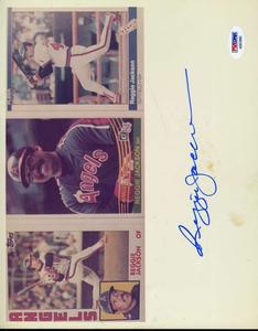 Reggie Jackson Angels Psa/dna Signed Cert 8x10 Photo Authentic Autograph Sale Official