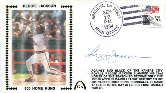 Reggie Jackson Autographed First Day Cover Outlet Deals