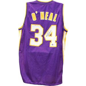 Shaquille O'Neal Autographed/Signed Pro Style XL Purple Jersey Beckett 47408 Buy Cheap Outlet Locations