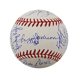 Reggie Jackson, Goose Gossage, Bucky Dent 1978 New York Yankees Team Signed 1978 World Series Logo Baseball (JSA Holo #Z12128) Popular Cheap Online