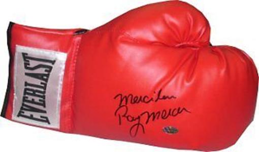 Ray Mercer signed Everlast Red Right Boxing Glove w/ Merciless - LEAF AUTHENTICS Buy Cheap 2025