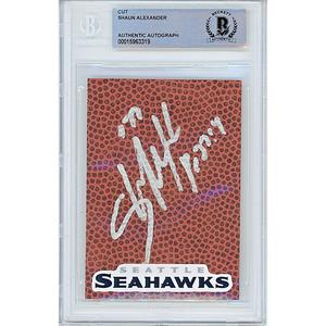 Shaun Alexander Seattle Seahawks Signed Football Sig Cut Beckett Authentic Auto Slab Get To Buy Sale Online