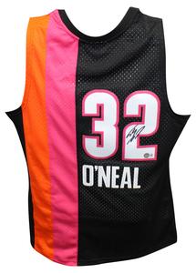 Shaquille O'neal Signed Miami Heat M&N Swingman Jersey Beckett 40842 Cheap Sale New