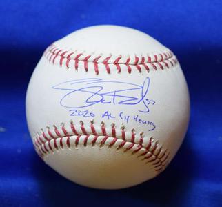 Shane Bieber 2020 AL CY Young Beckett BAS Autograph Major League Signed Baseball Cheap Tumblr